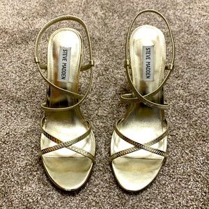 Gold Steve Madden heels